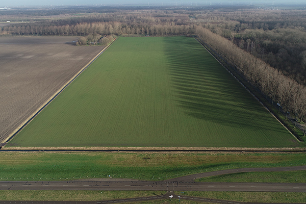Infrastructuur werkzaamheden voor nieuwbouw project